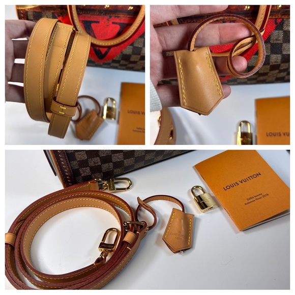 Louis Vuitton Damier Ebene Time Trunk Speedy Bandouliere 25 - Picture 3 of 15